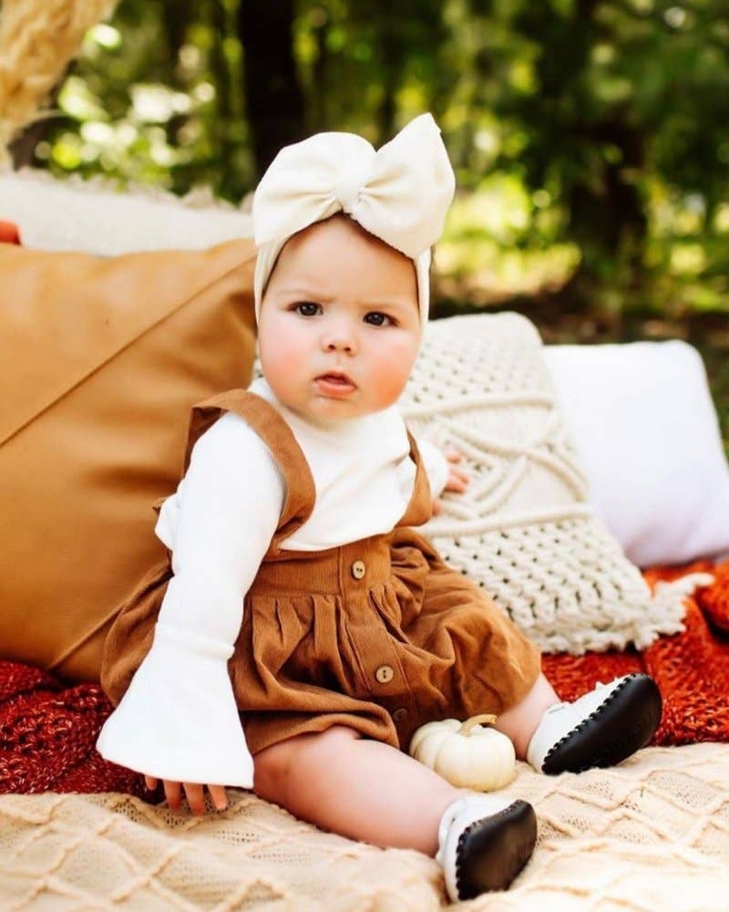 Fallon Corduroy Suspender Skirt - Praline Bailey's Blossoms