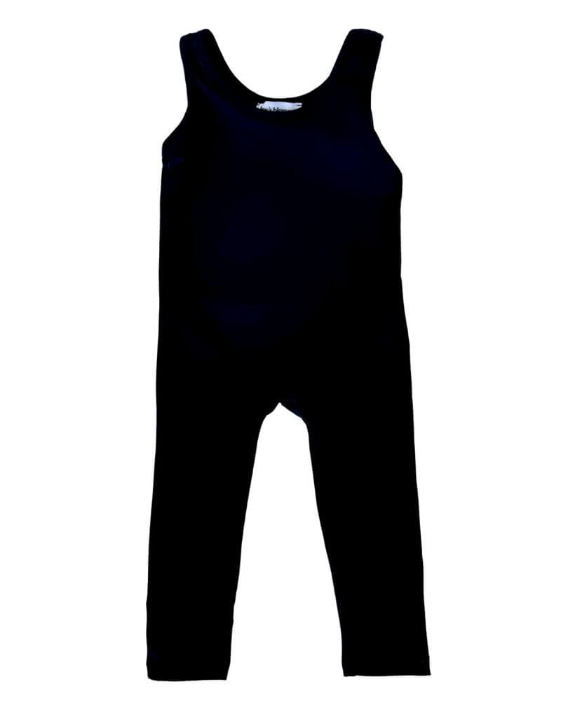 Mila Athleisure Jumpsuit - Black Bailey's Blossoms