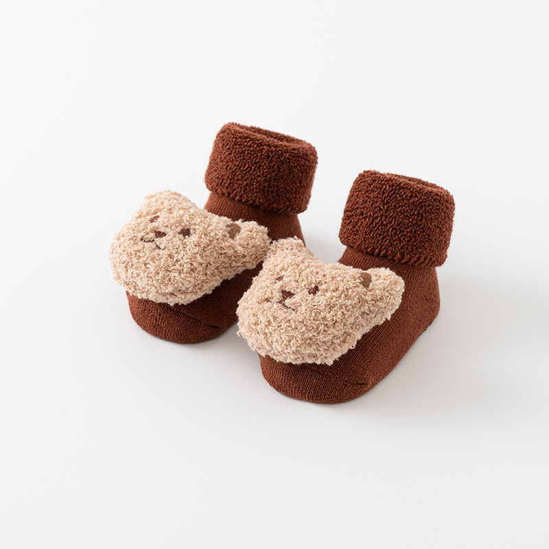 Annie & Charles® socks with non-slip sole BEAR Annie & Charles