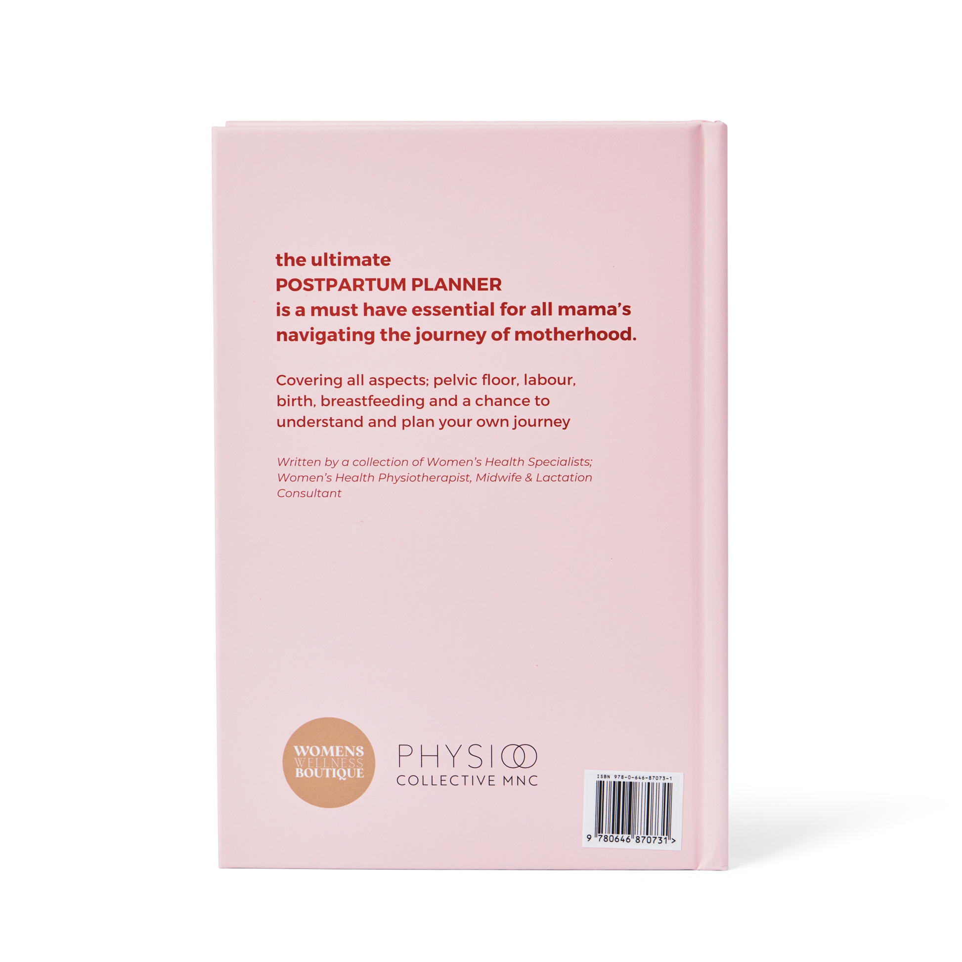 The Ultimate Postpartum Planner HardCover Womens Wellness Boutique