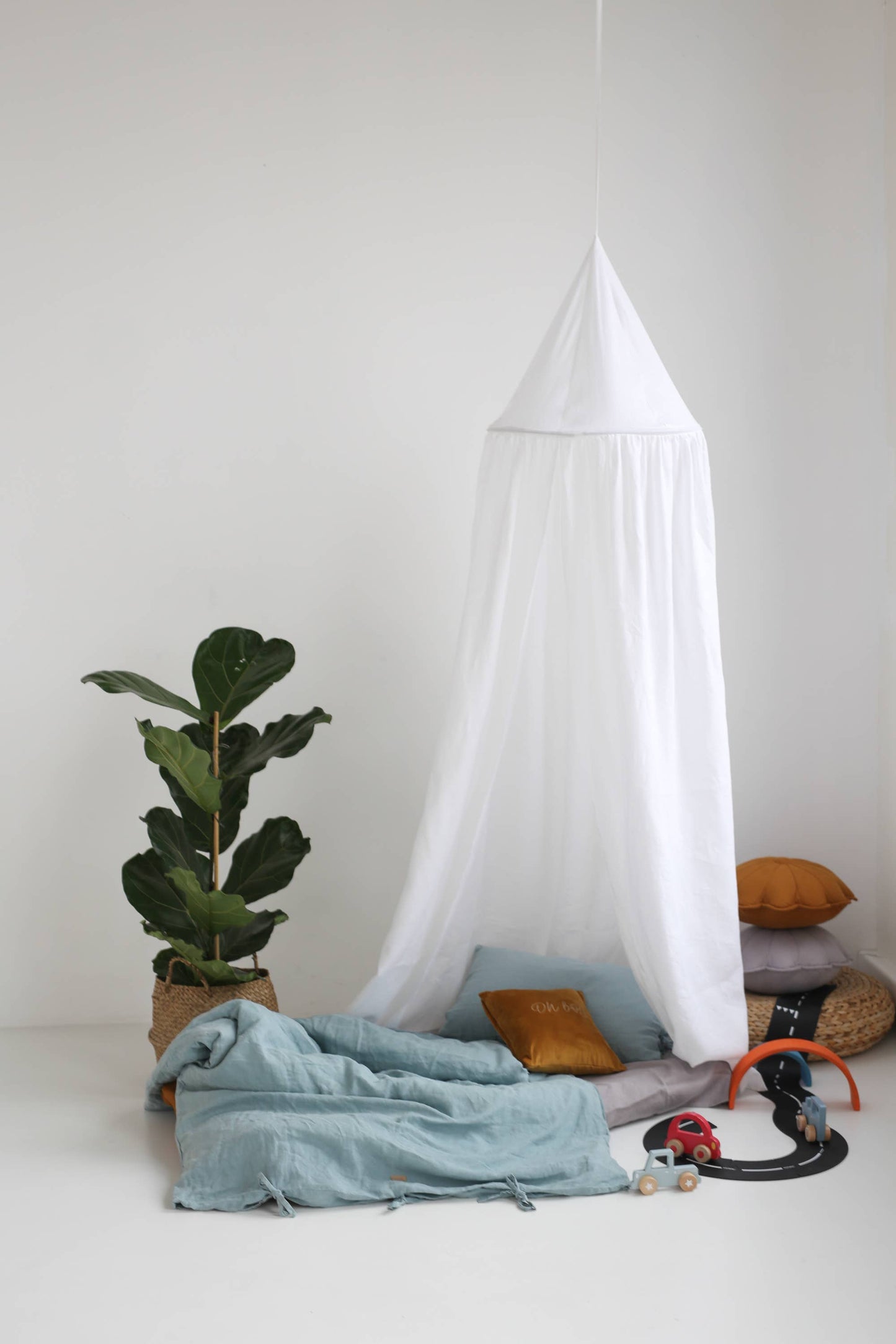 Babyly - Bed Canopy - Linen - (2 Colors)