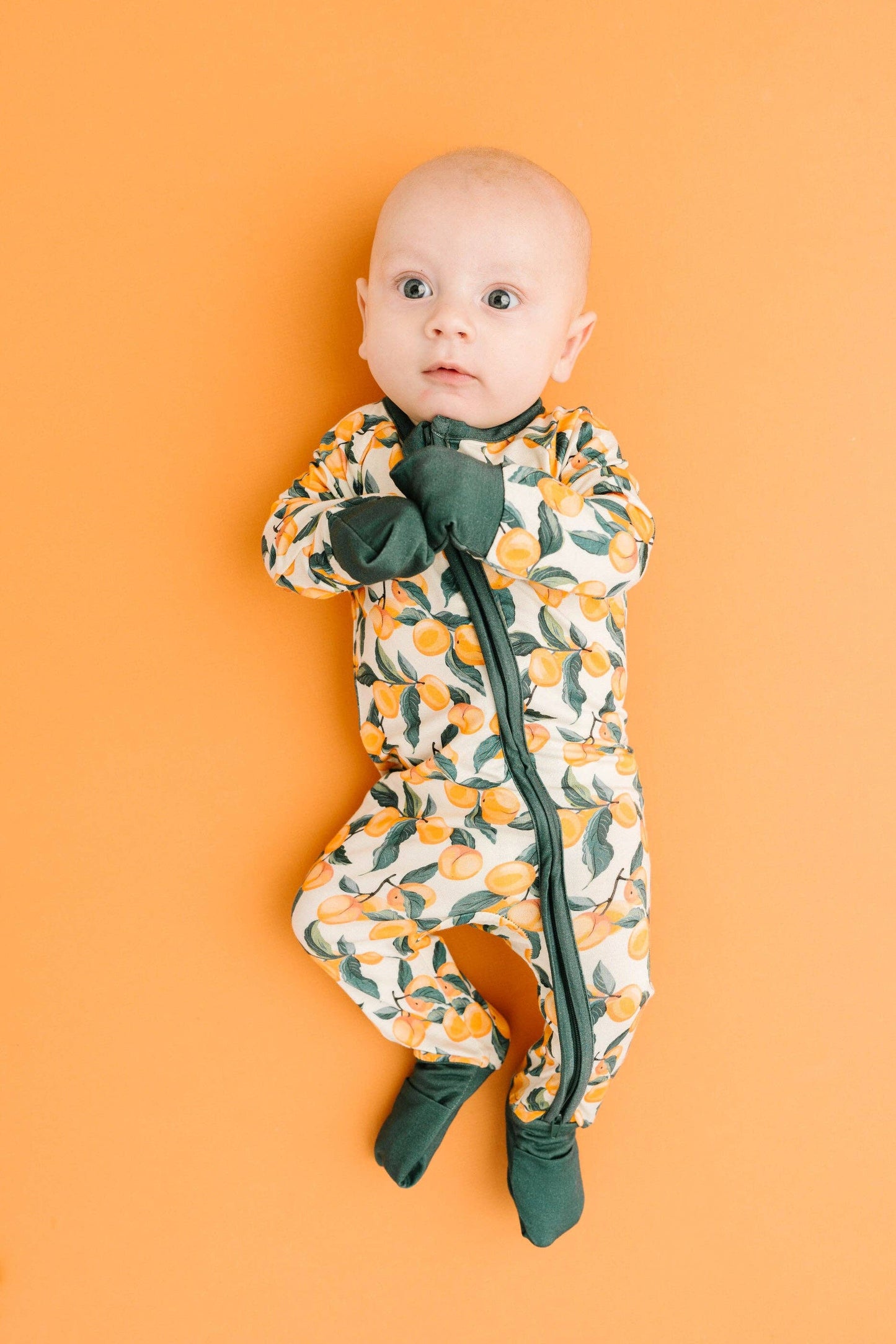 Peach Harvest Bamboo Sleeper Little One Shop