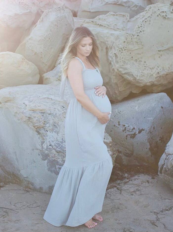 Smocked Gauze Dress LIV Maternity