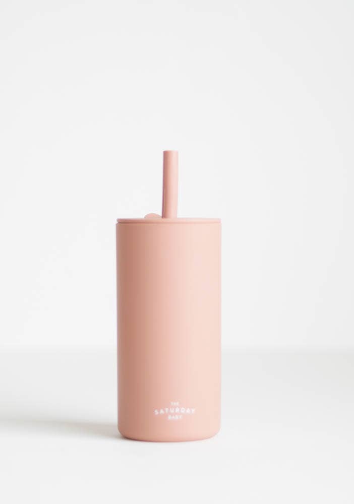 Kid Silicone Straw Cups The Saturday Baby