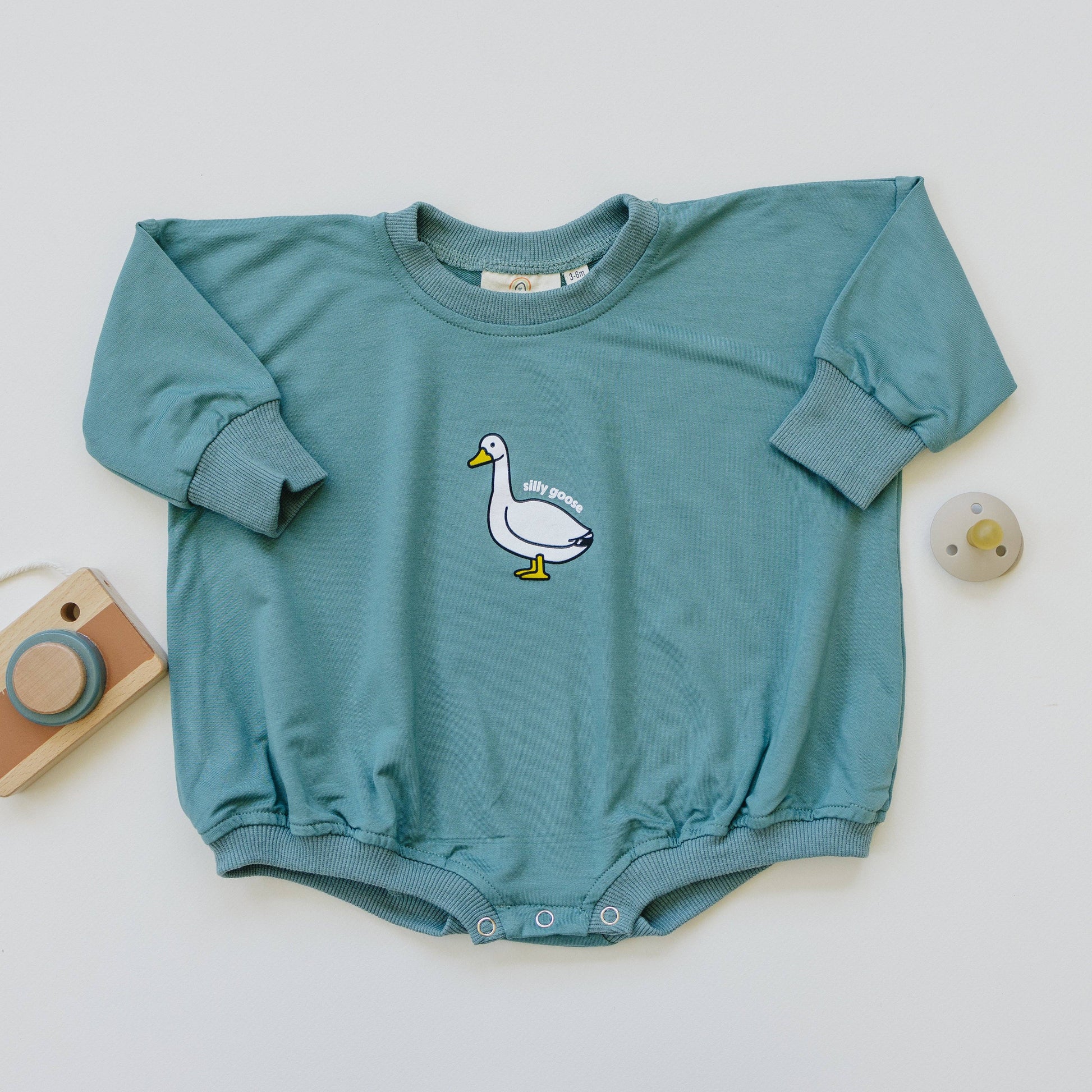 Silly Goose Bamboo Baby Romper Little Joy Co.