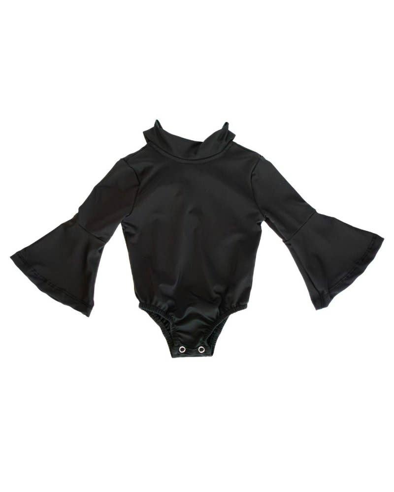 Clover Bell Sleeve Top & Leotard - Black Bailey's Blossoms