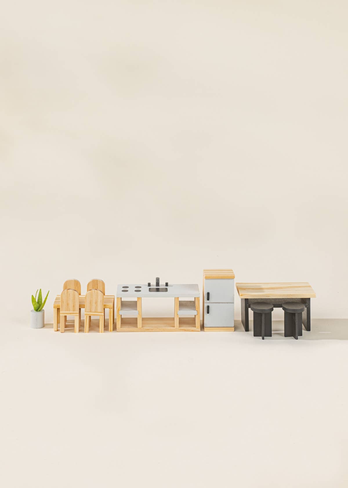 Wooden Doll House Kitchen Furniture Coco Village