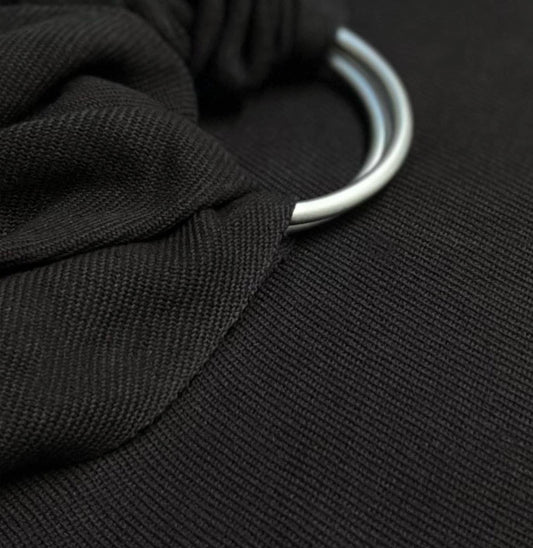 Ring Sling, Cotton, Black Gamcha