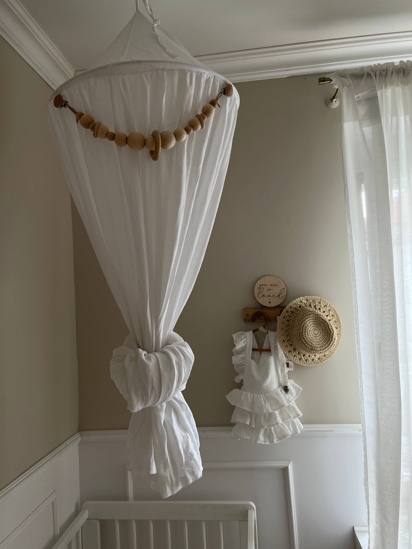Babyly - Bed Canopy - Linen - (2 Colors) BABYLY