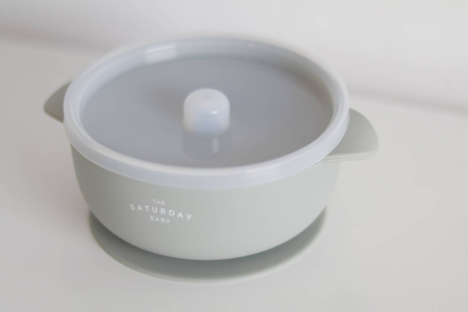 Suction Bowl With Lid The Saturday Baby