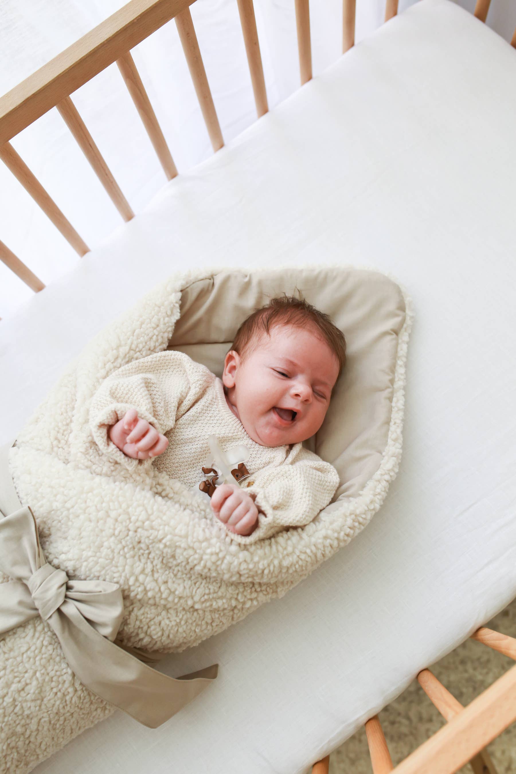 Babyly - Baby Wrap - Teddy - (Cream) BABYLY