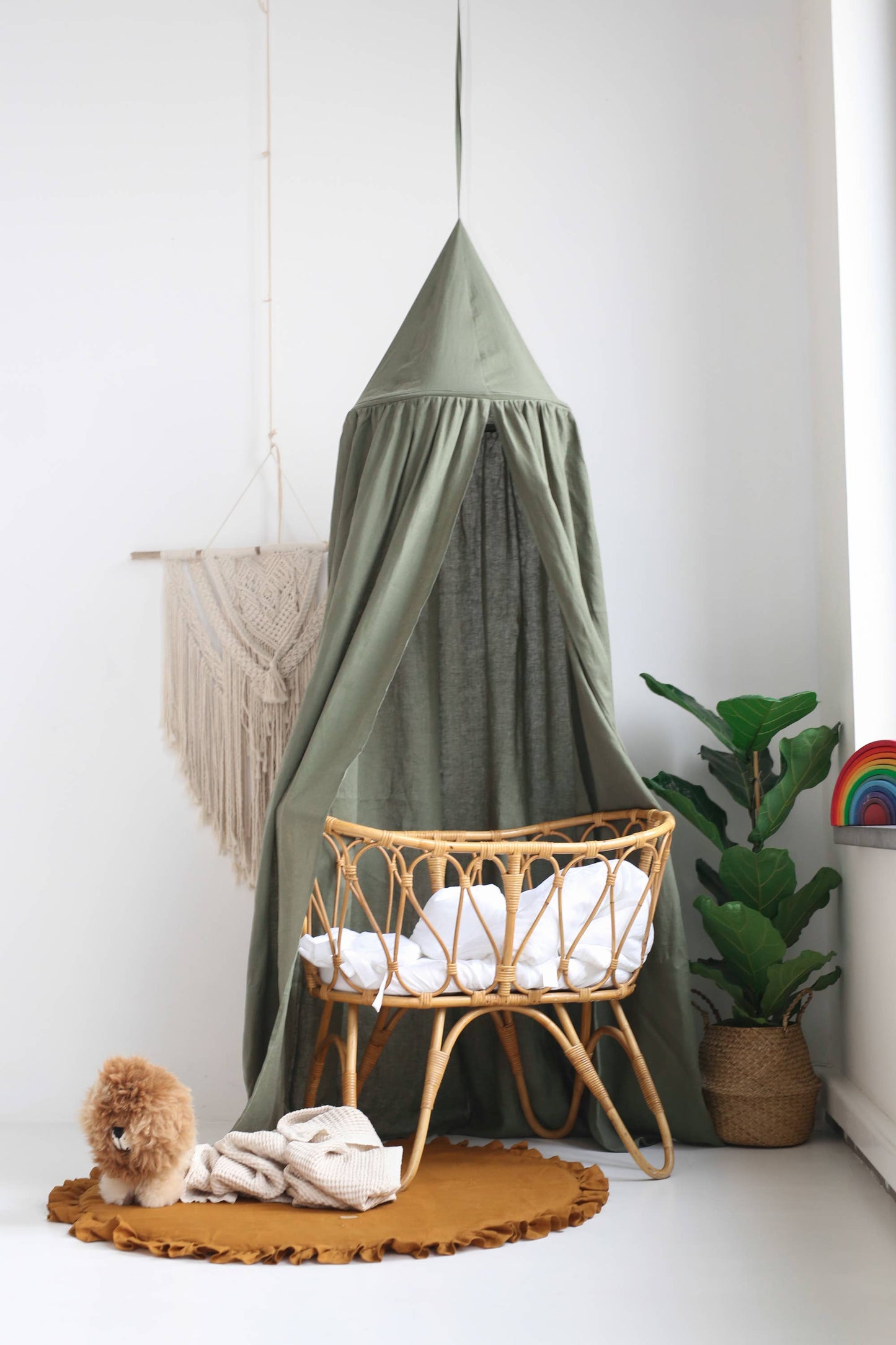 Babyly - Bed Canopy - Linen - (2 Colors)