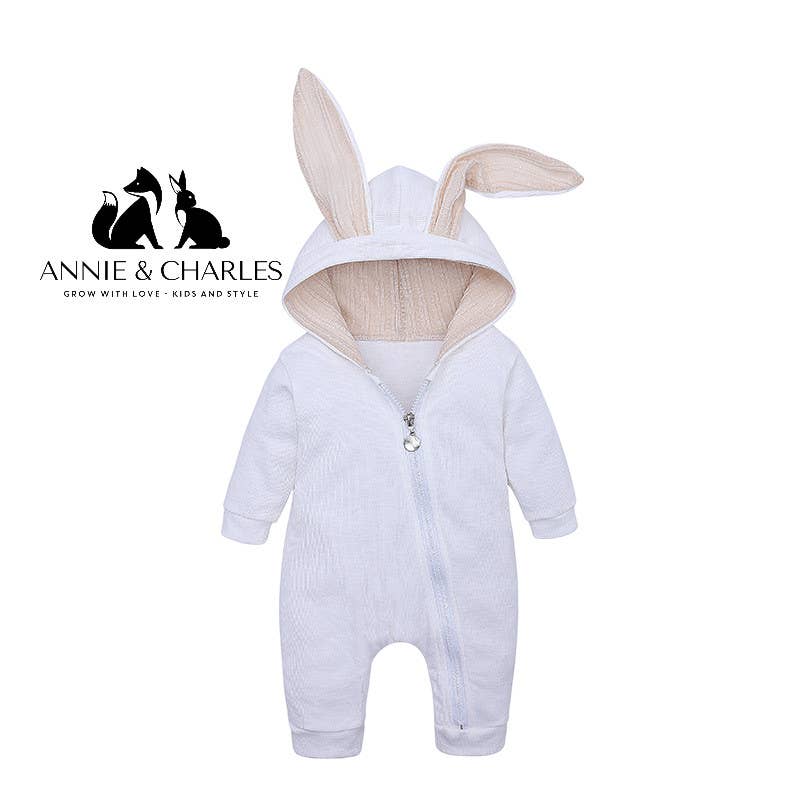 Annie & Charles® baby bunny jumpsuit Annie & Charles