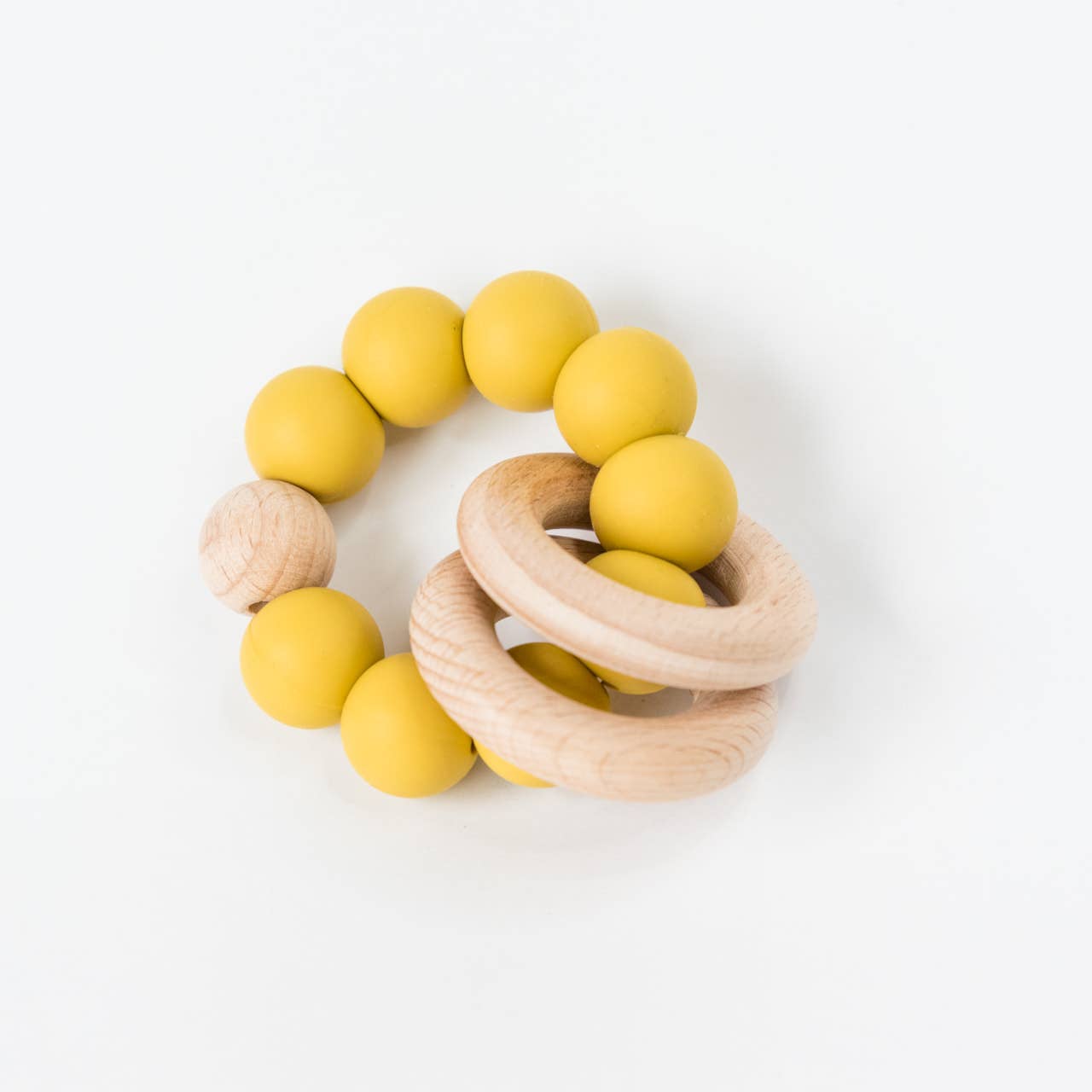 Beaded Teething Ring Babeehive Goods
