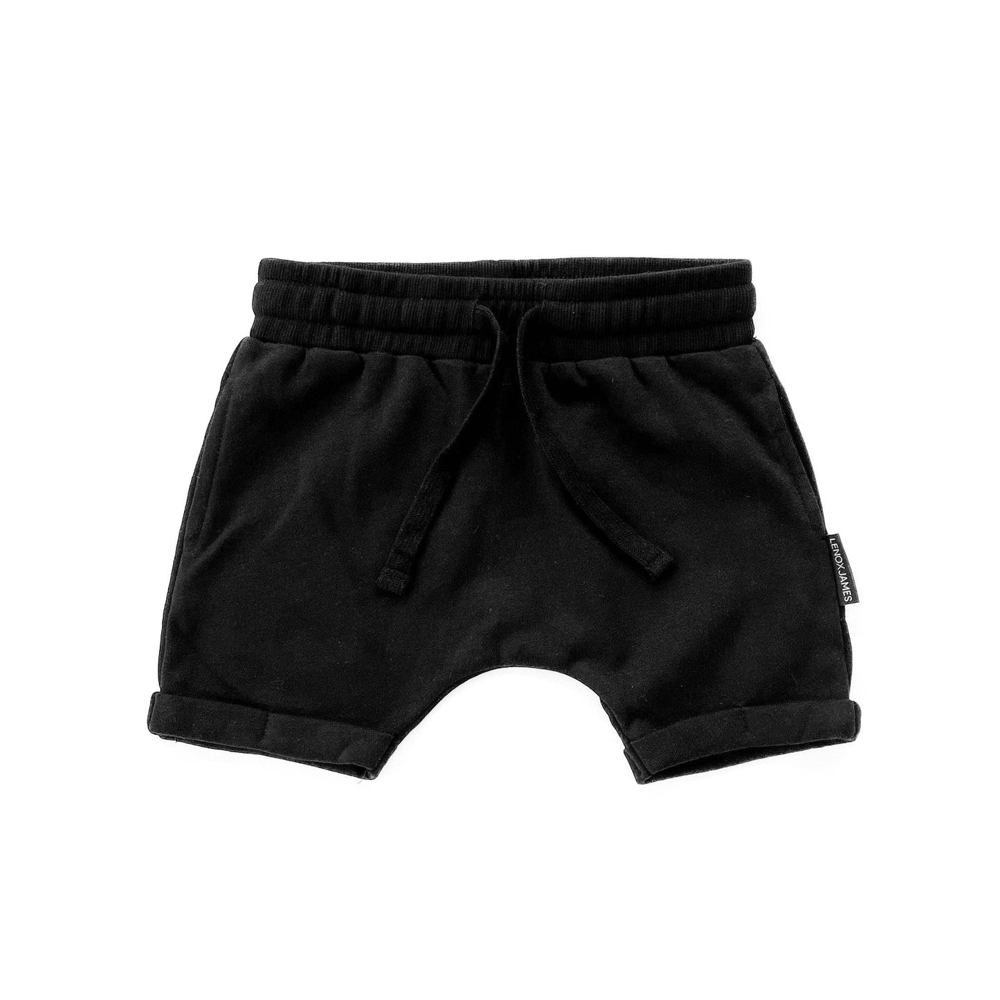Harem Shorts - Black LENOX JAMES