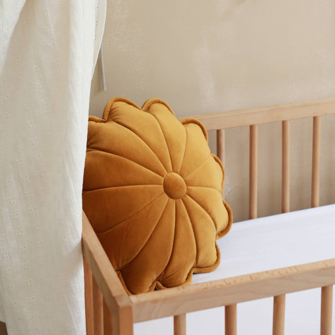 Velvet Daisy Pillow - Large BABYLY
