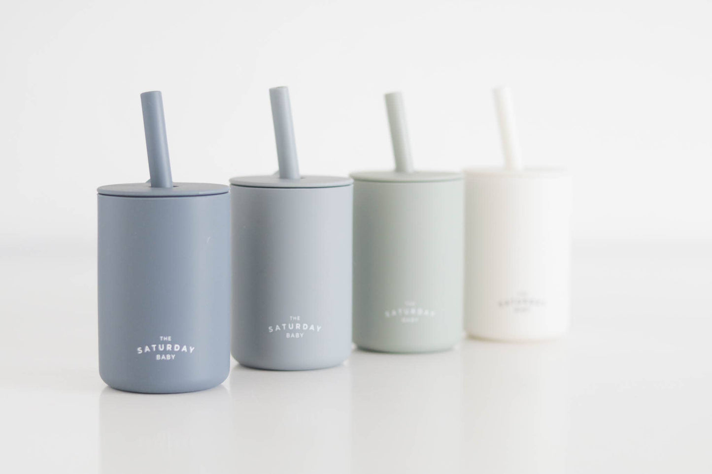 The Saturday Baby Silicone Straw Cup The Saturday Baby