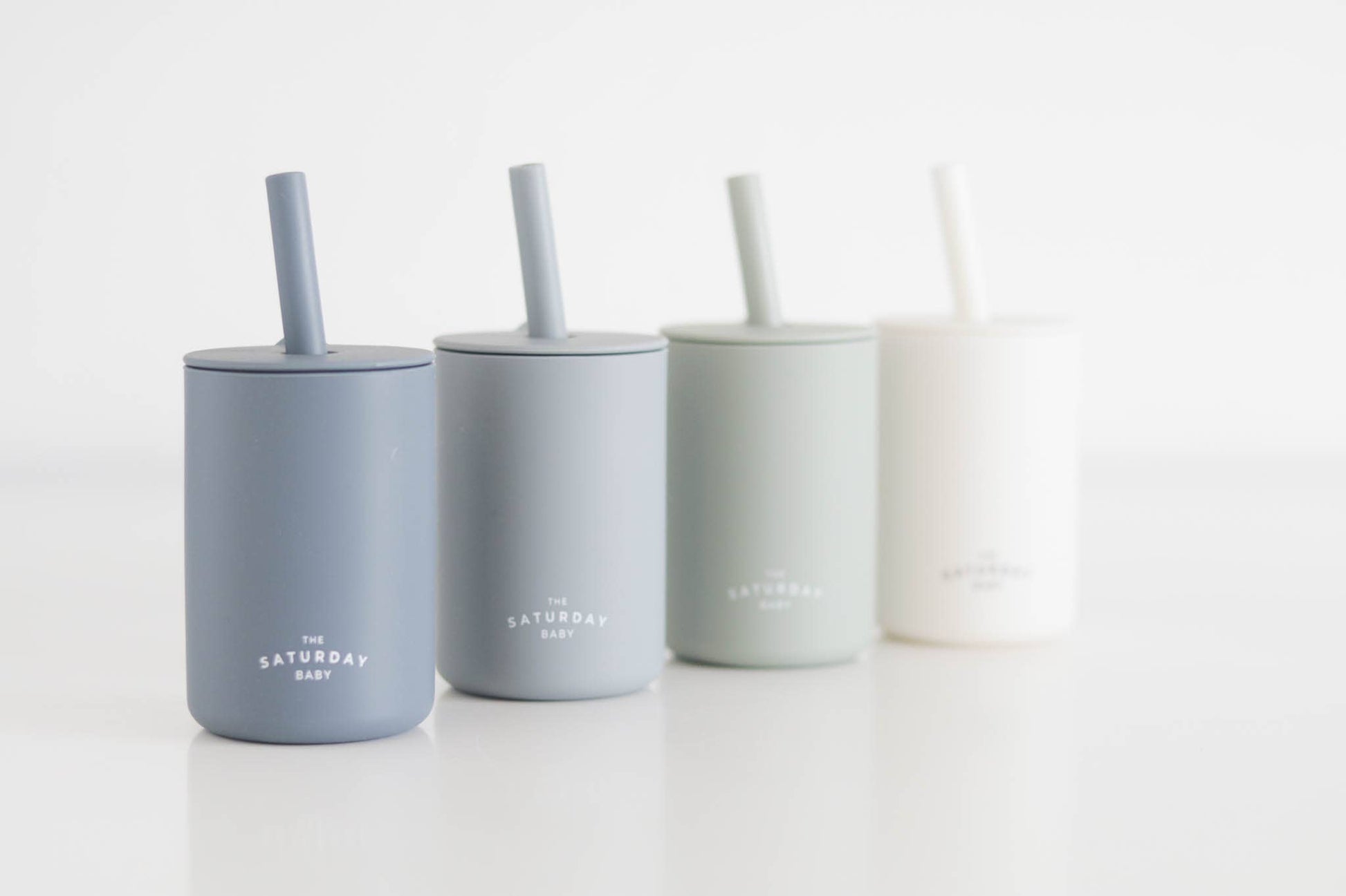 The Saturday Baby Silicone Straw Cup The Saturday Baby