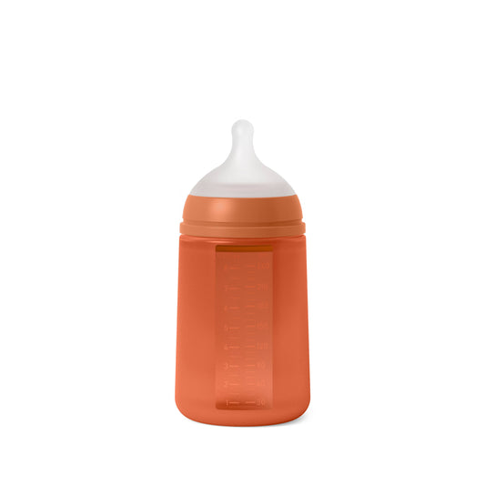 Suavinex Color Essence SX PRO™ 8oz Bottle, Med Flow- Orange BEABA & Childhome