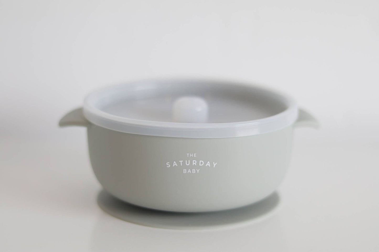 Suction Bowl With Lid The Saturday Baby Sage