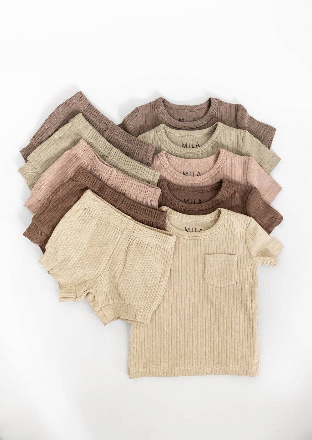 Ribbed Short Set | Blush Mila & Co.