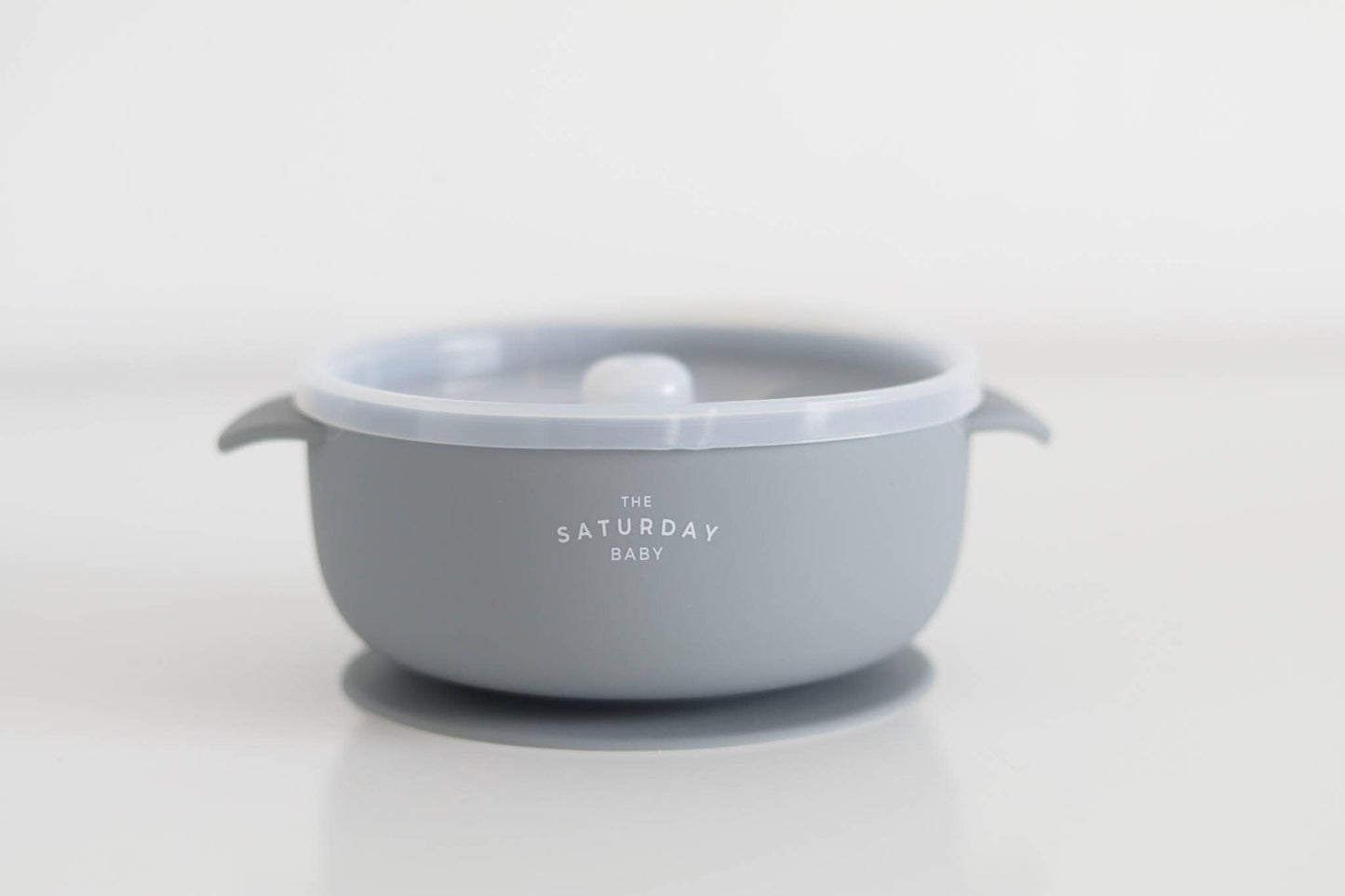 Suction Bowl With Lid The Saturday Baby Sky