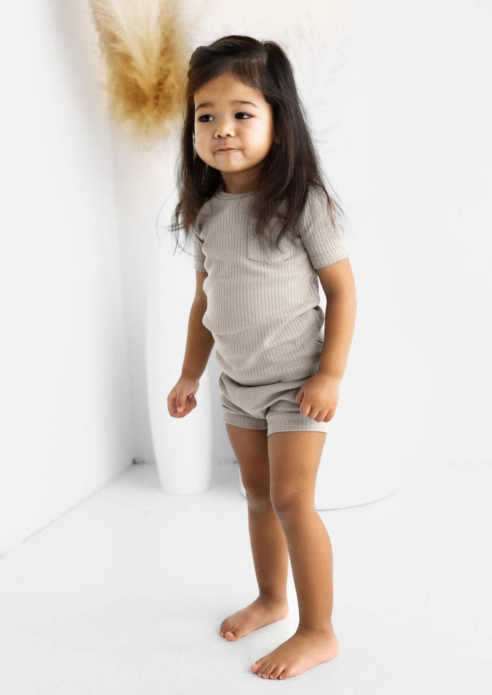 Ribbed Short Set | Mushroom Mila & Co.