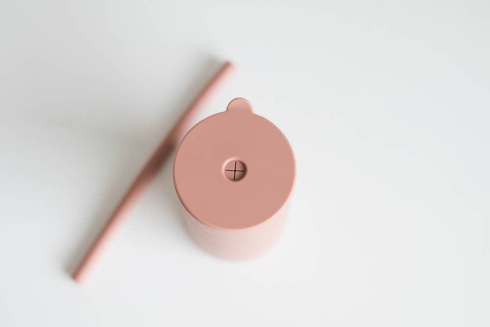 Kid Silicone Straw Cups The Saturday Baby