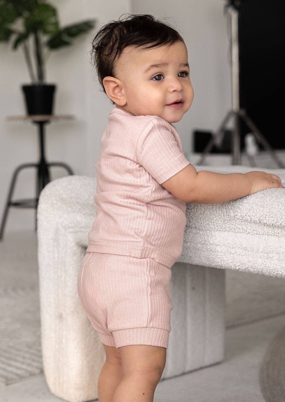Ribbed Short Set | Blush Mila & Co.