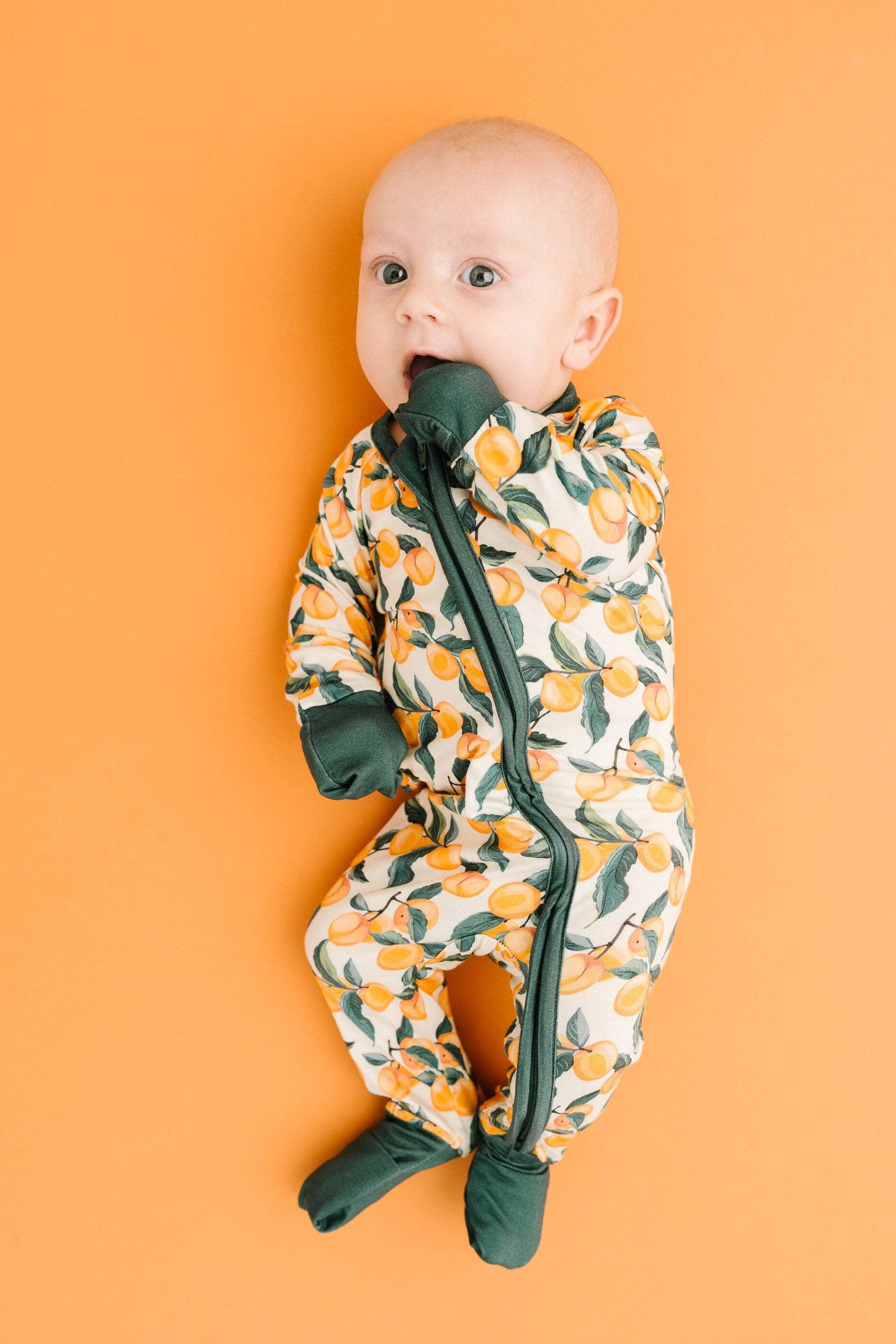 Peach Harvest Bamboo Sleeper Little One Shop