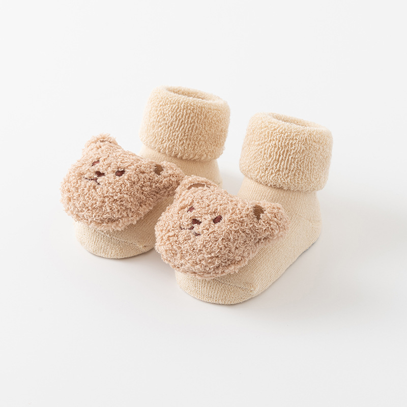 Annie & Charles® socks with non-slip sole BEAR Annie & Charles