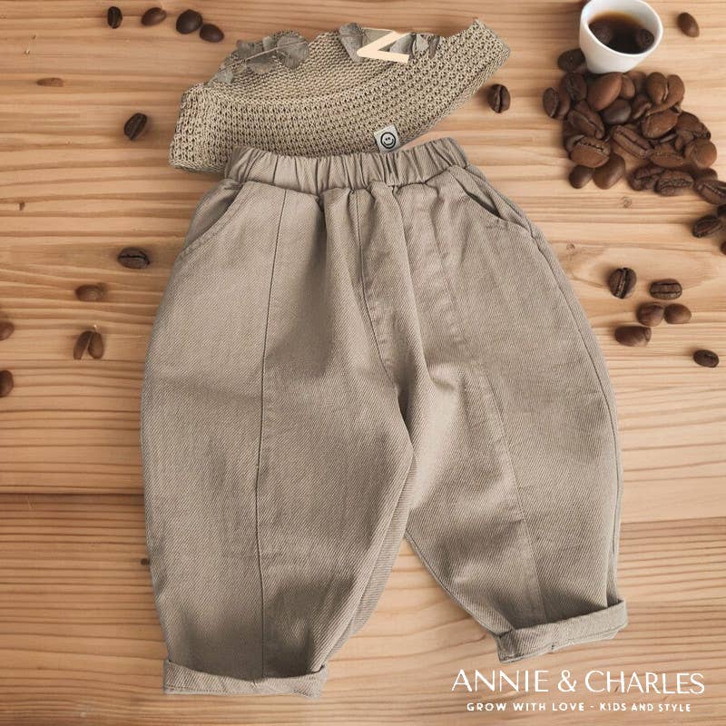 Annie & Charles® cotton pants PARKER Annie & Charles 5—6T beige