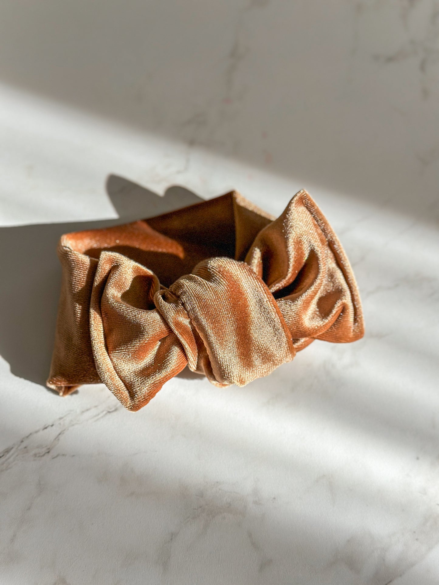 Tie Headwrap | Multiple Colors! Little Birds Co. Golden Velvet NB-3m