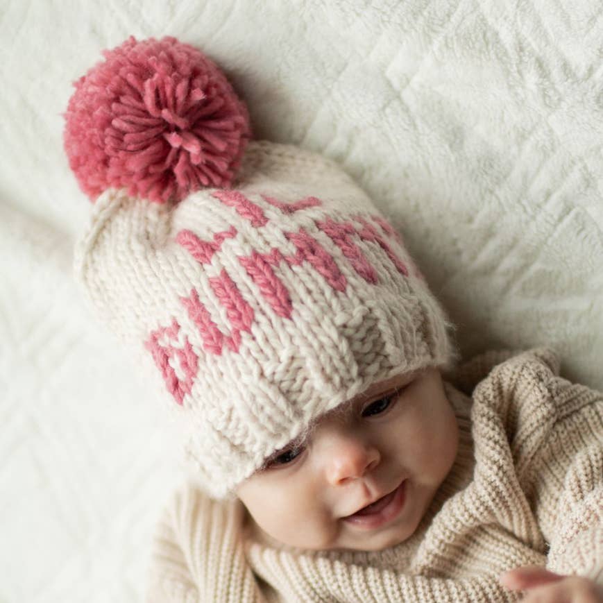 Lil Bunny Pink Beanie Hat Huggalugs