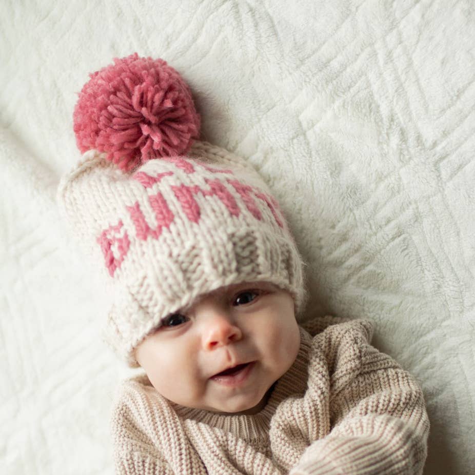 Lil Bunny Pink Beanie Hat Huggalugs