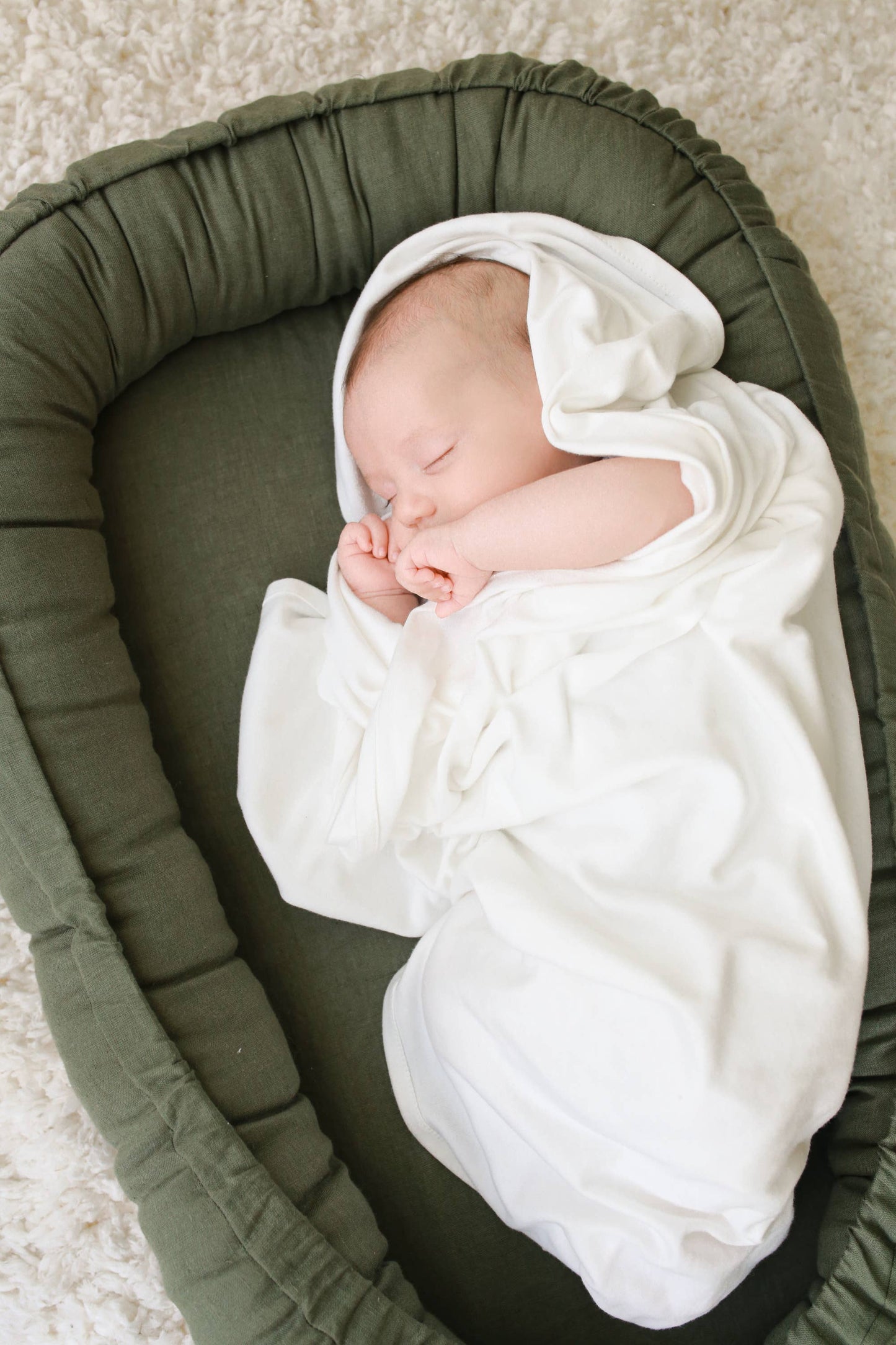 Babyly - Babynest - Washed Cotton - (2 Colors) BABYLY khaki