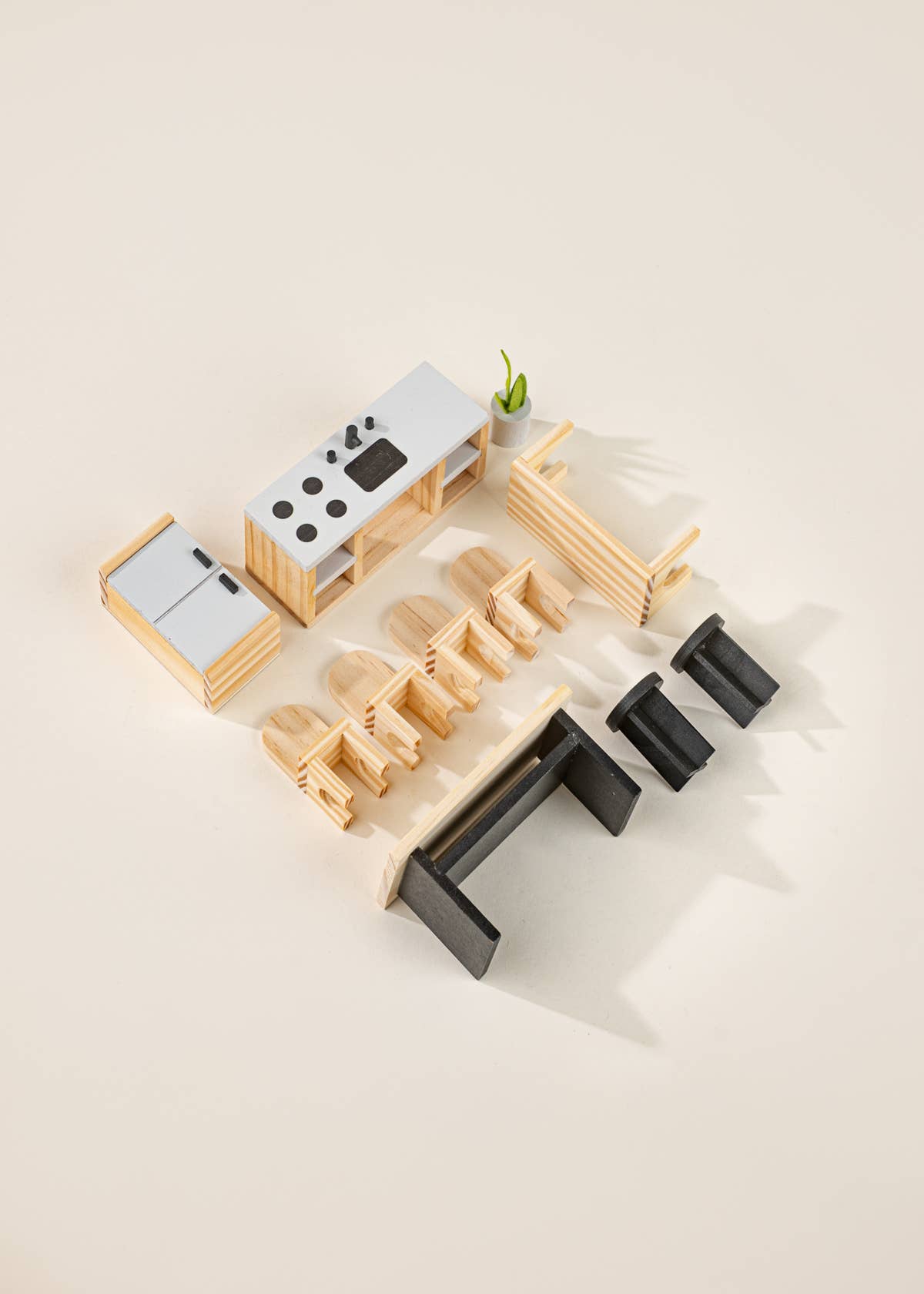 Wooden Doll House Kitchen Furniture Coco Village