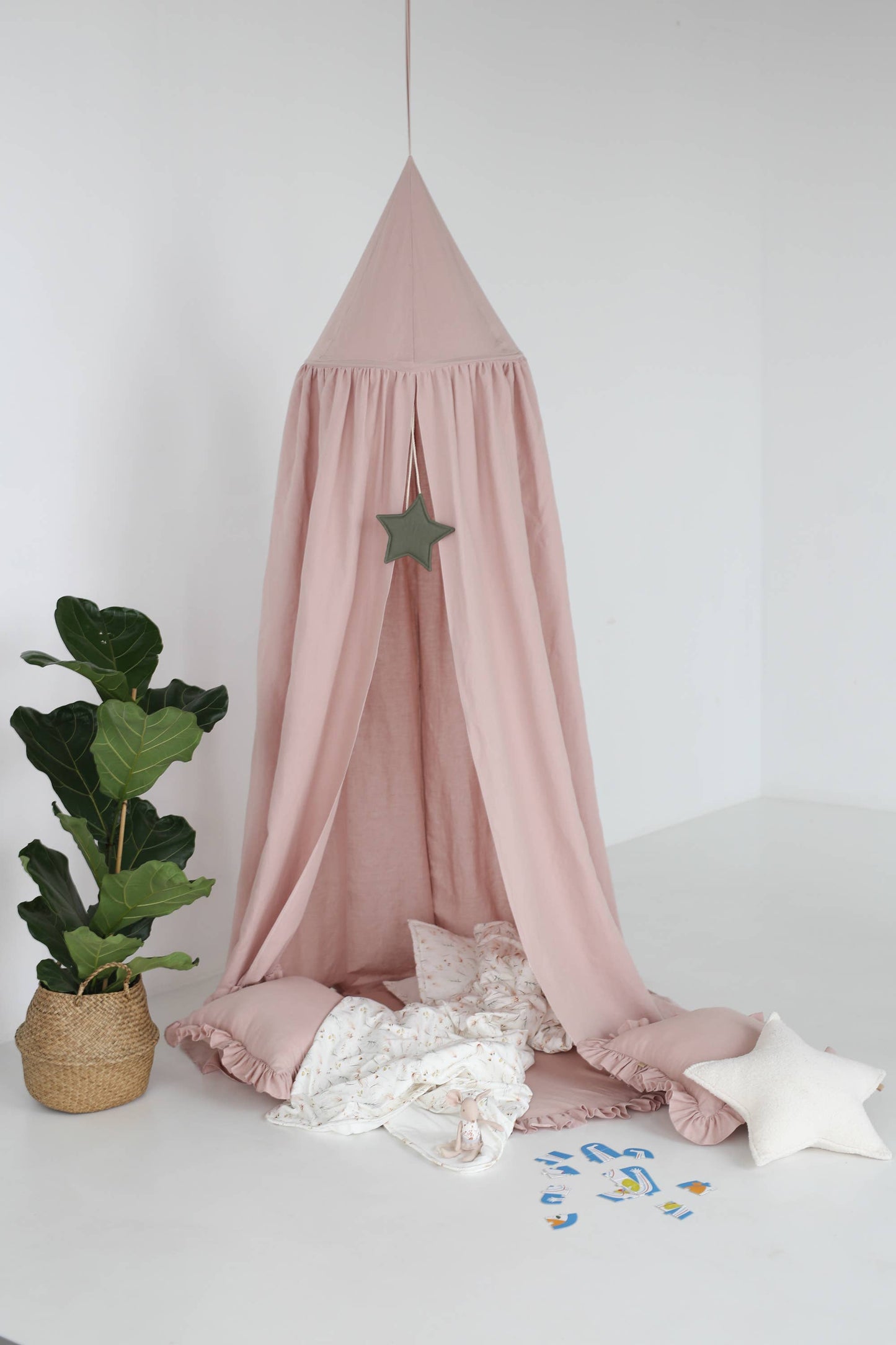 Babyly - Bed Canopy - Linen - (2 Colors)