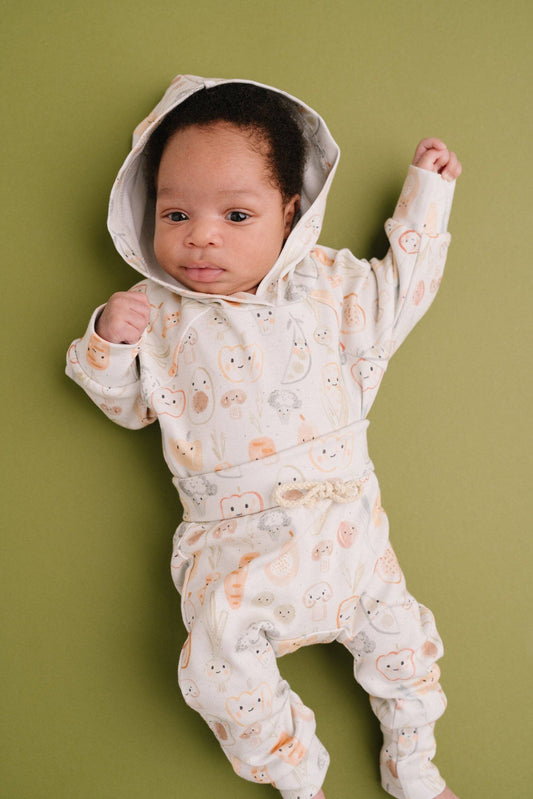 Veggie Friends Hoodie Romper Set Little One Shop
