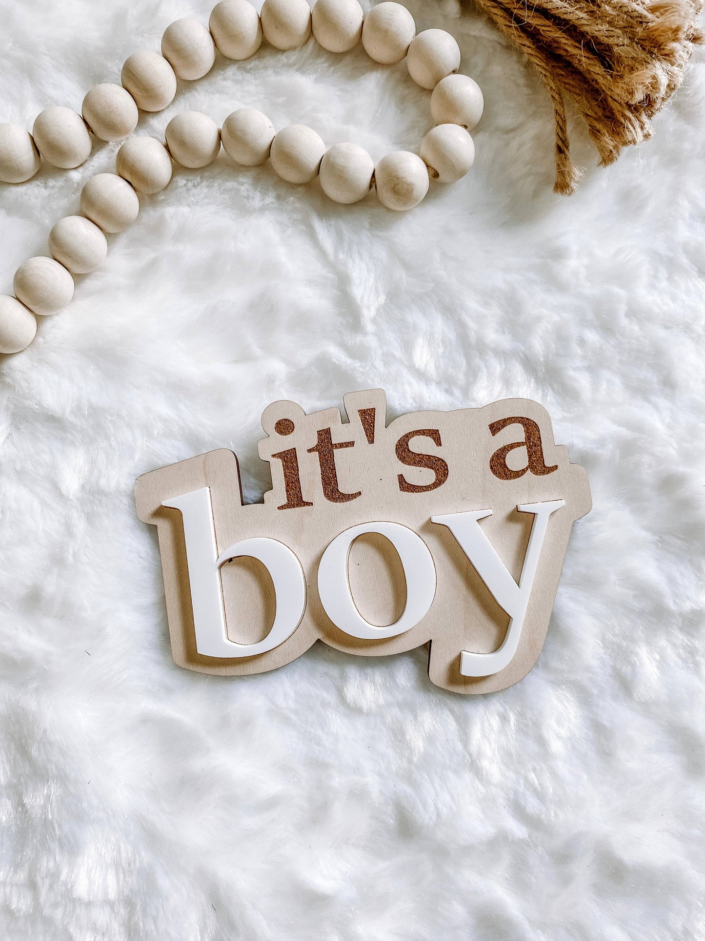 It’s a Boy Gender Reveal Announcement Sign Claire and Bella