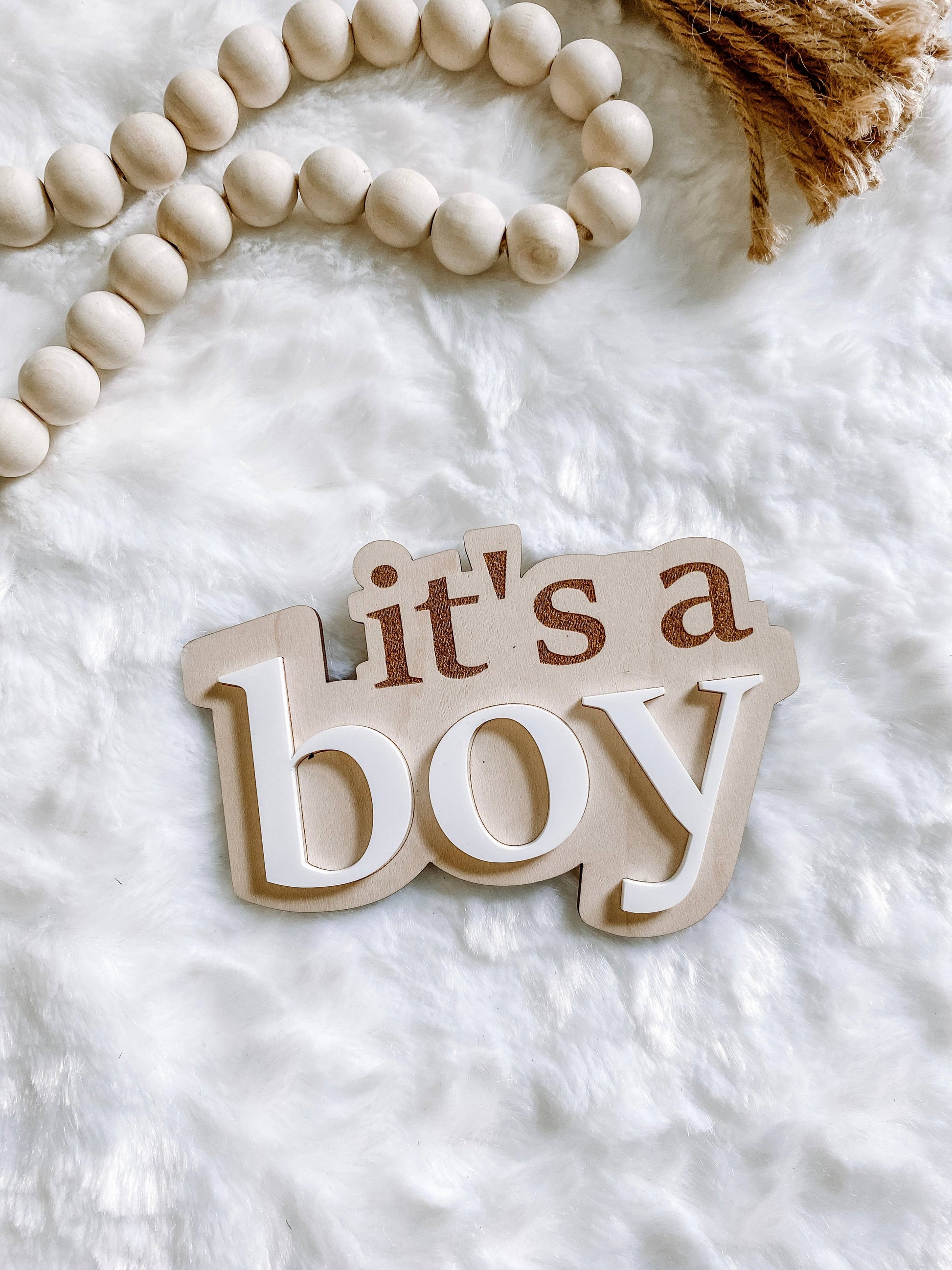 It’s a Boy Gender Reveal Announcement Sign Claire and Bella