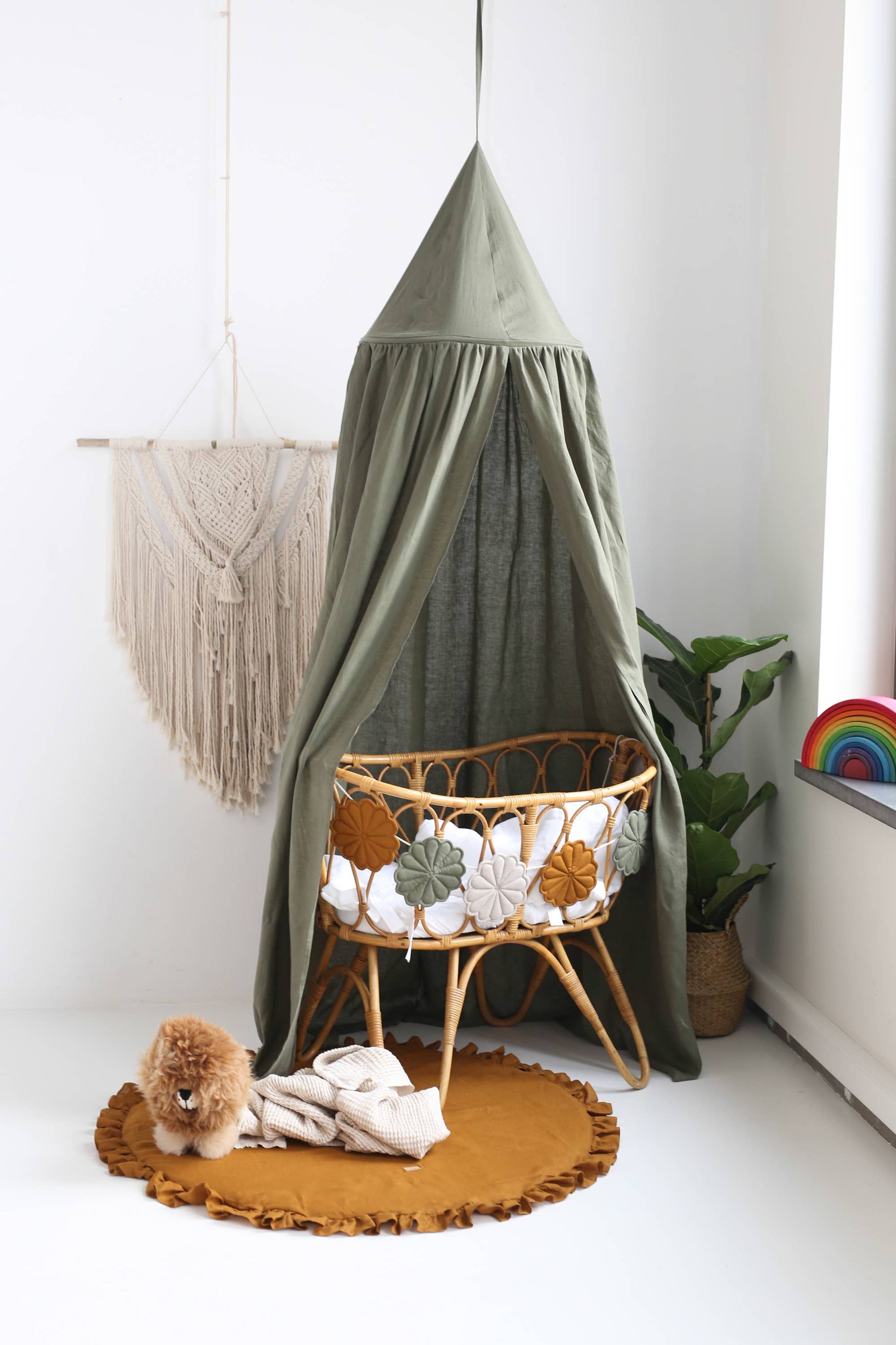 Babyly - Bed Canopy - Linen - (2 Colors) BABYLY