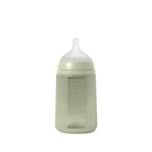 Suavinex Color Essence SX PRO™ 8oz Bottle, Med Flow- Green BEABA & Childhome