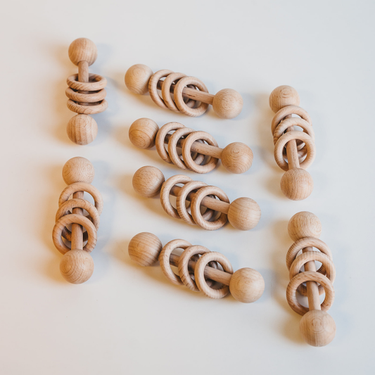 Wooden Ring Rattle Giften Market