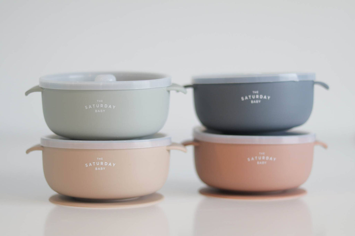 Suction Bowl With Lid The Saturday Baby