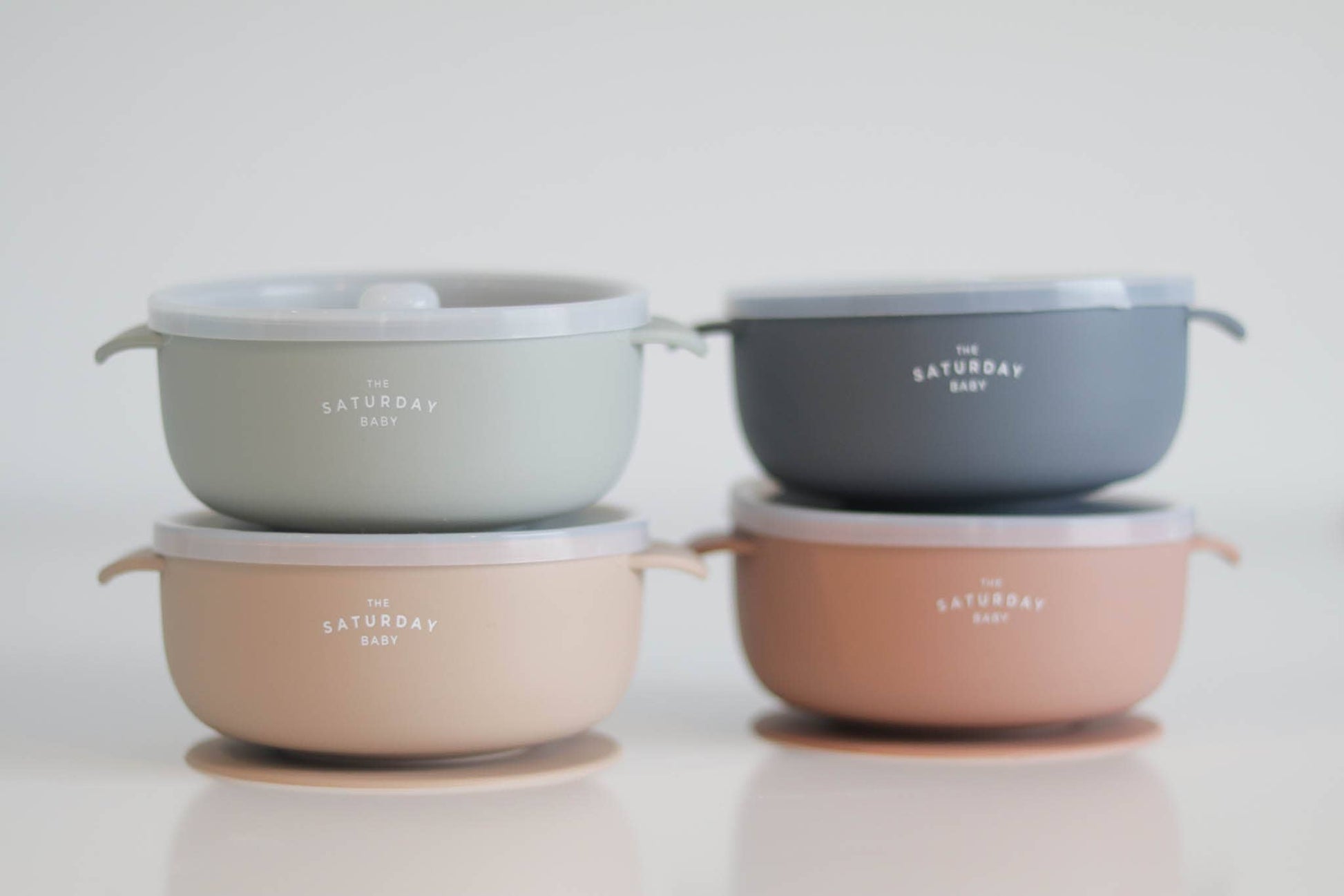 Suction Bowl With Lid The Saturday Baby