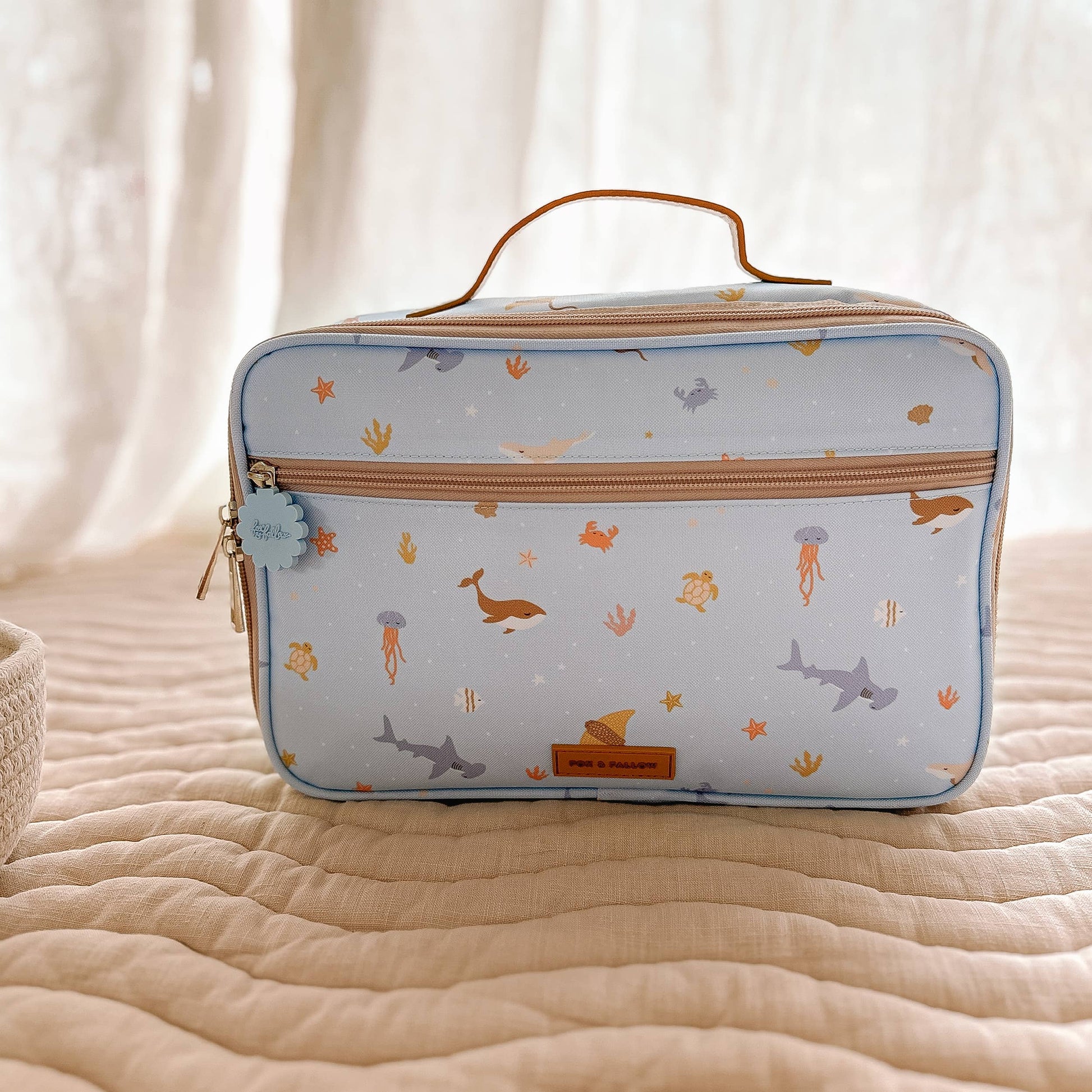 Ocean Creatures Sky Lunch Bag Fox & Fallow