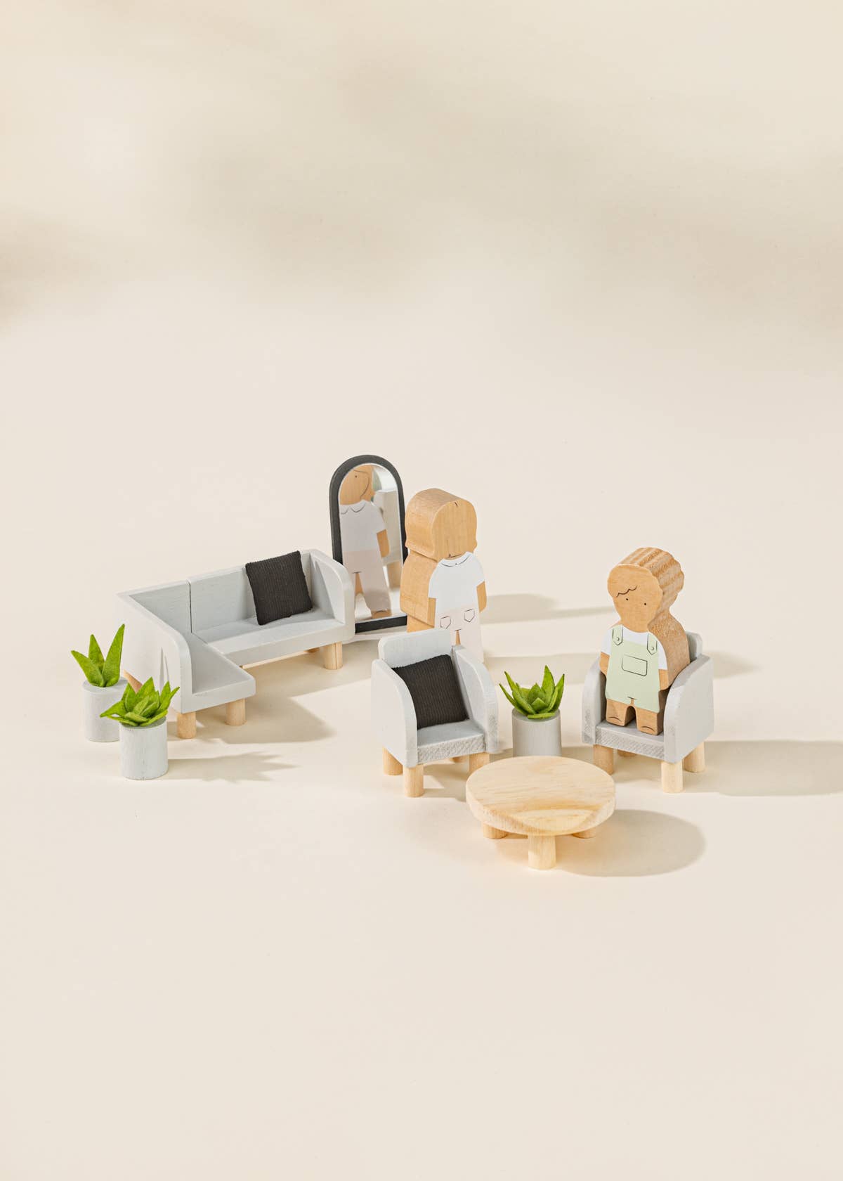 Wooden Doll House Living Room Furniture Coco Village