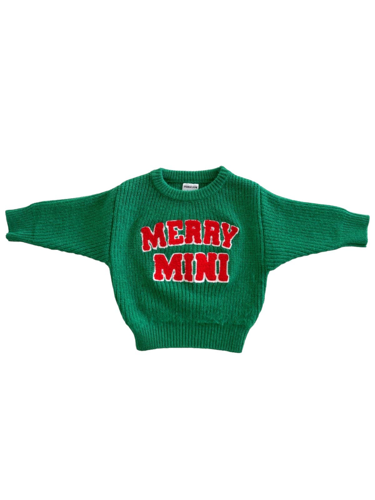 Knit Sweater, Merry Mini SpearmintLOVE