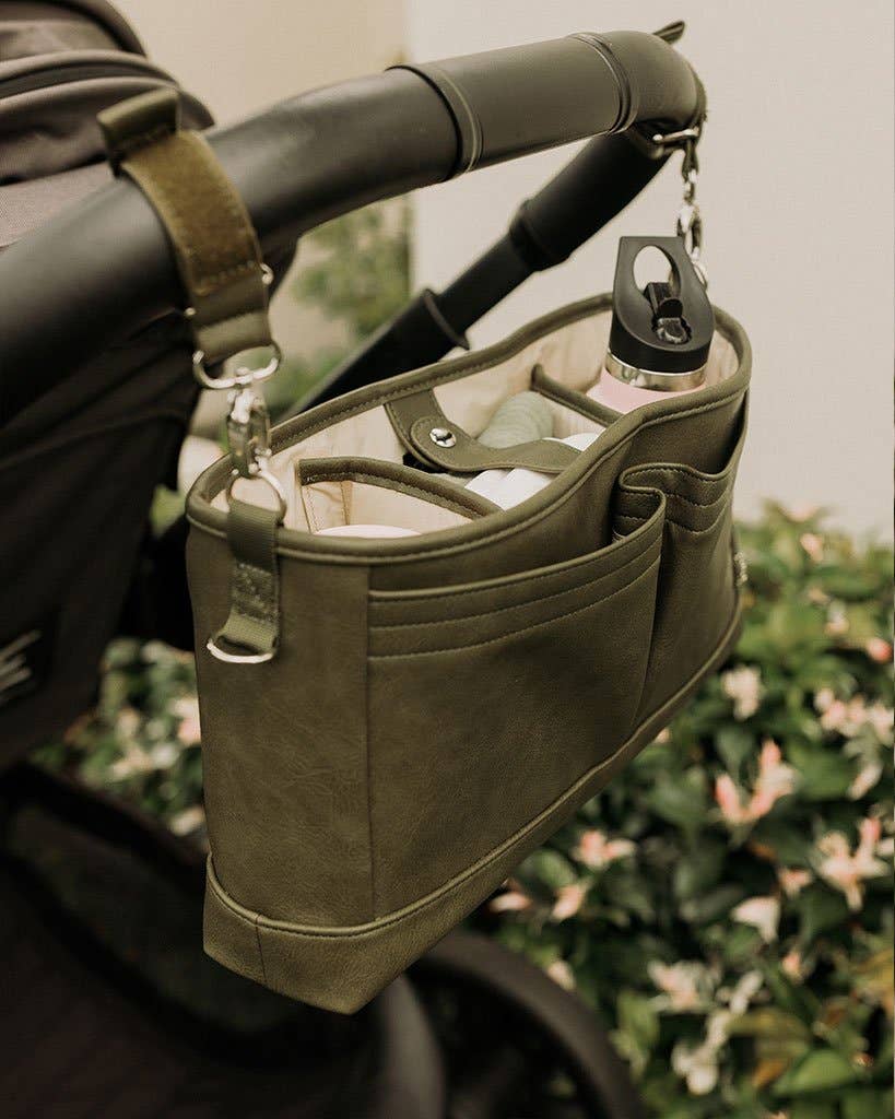Vegan Leather Stroller Caddy OiOi